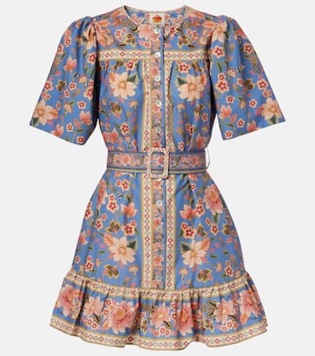Hemdblusenkleid Superbloom Tapestry aus Baumwolle | Farm Rio