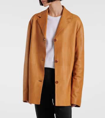 Chaqueta Fabian de piel | The Row