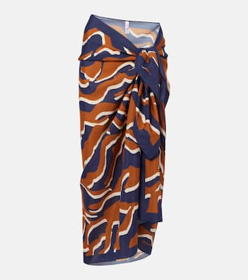Ile cotton and silk voile beach cover-up | Eres