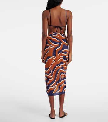 Ile cotton and silk voile beach cover-up | Eres