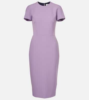 Abito midi in jersey | Victoria Beckham