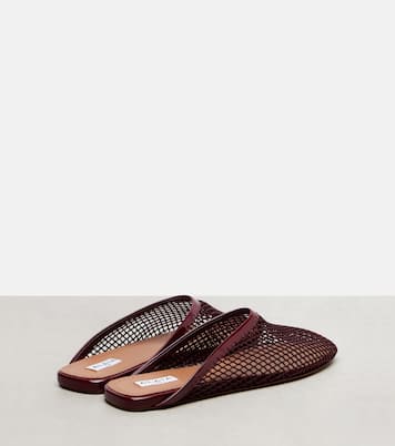Classique fishnet mules | Alaïa