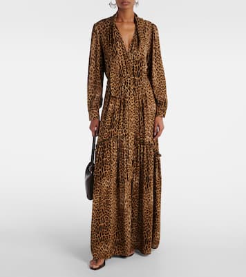 Abito lungo Skylar con stampa leopardata | Melissa Odabash