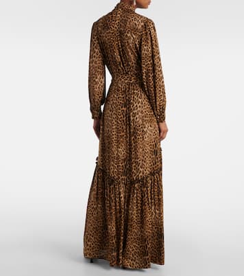 Abito lungo Skylar con stampa leopardata | Melissa Odabash