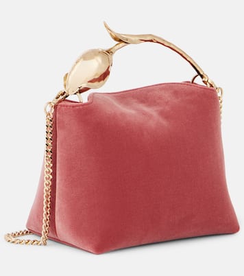 Borsa Bloom Mini in velluto con suede | Erdem