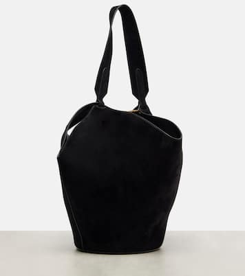 Tote Lotus Small aus Veloursleder | Khaite