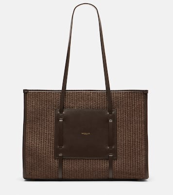 Cabas Capri en raphia et cuir | DeMellier