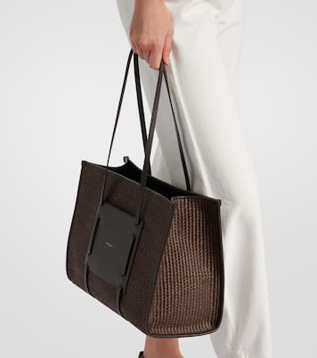 Cabas Capri en raphia et cuir | DeMellier