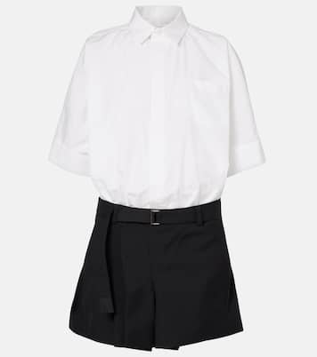 Poplin minidress | Sacai