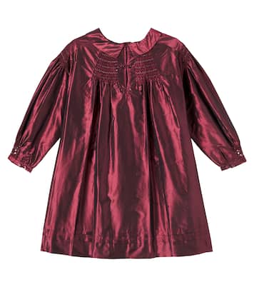 Robe Jeanne en soie à ornements | Bonpoint