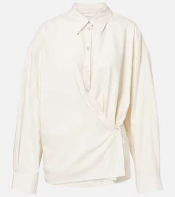 Twisted cotton and silk shirt | Lemaire