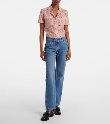 Low-rise straight jeans | Prada