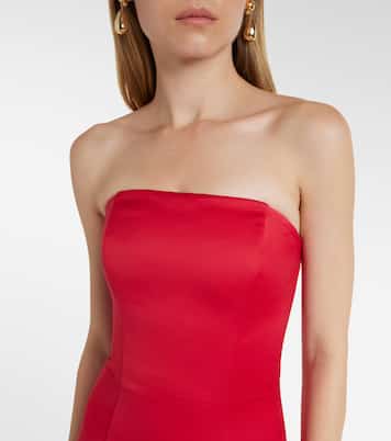 Rayna floral-appliqué maxi dress | Leo Lin