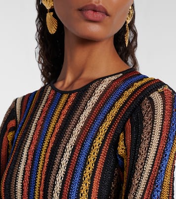 Albie striped lamé maxi dress | Ulla Johnson