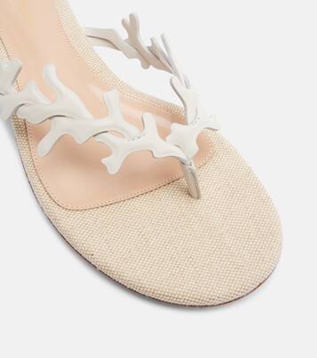 Paros leather thong sandals | Gianvito Rossi