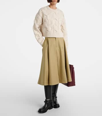 레더 니하이 부츠 | Bottega Veneta