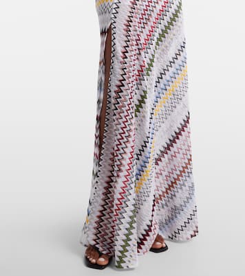 Zigzag knitted maxi dress | Missoni