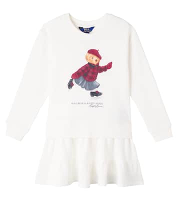 Polo Bear棉质混纺连衣裙 | Polo Ralph Lauren Kids