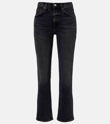 High-Rise Cropped Wide-Leg Jeans Ren | Agolde