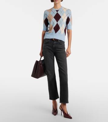 High-Rise Cropped Wide-Leg Jeans Ren | Agolde