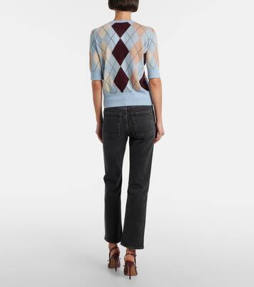 High-Rise Cropped Wide-Leg Jeans Ren | Agolde