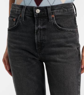 High-Rise Cropped Wide-Leg Jeans Ren | Agolde