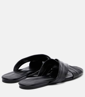 Liria leather slides | Khaite
