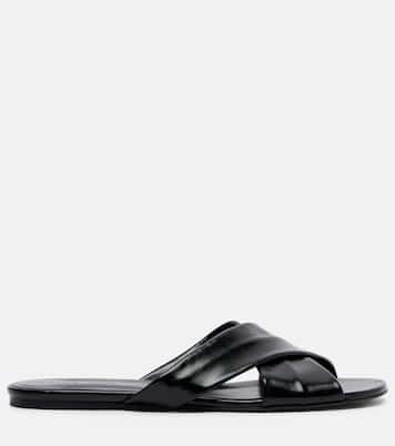 Liria leather slides | Khaite