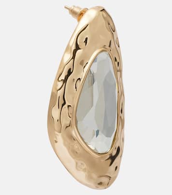 Crystal-embellished earrings | Self-Portrait