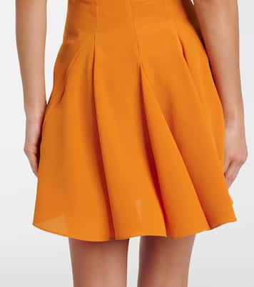 A Dos Nu silk satin minidress | Saint Laurent