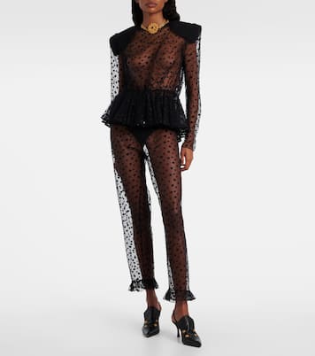 Schmale Hose aus einem Baumwollgemisch | Chloé