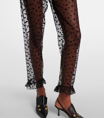 Schmale Hose aus einem Baumwollgemisch | Chloé