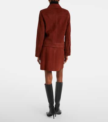 Suede miniskirt  | Yves Salomon