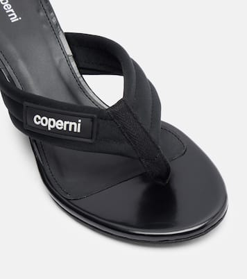Logo wedge thong sandals | Coperni