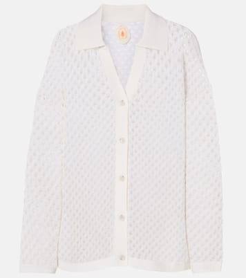 Open-knit wool and cashmere cardigan | Jardin des Orangers