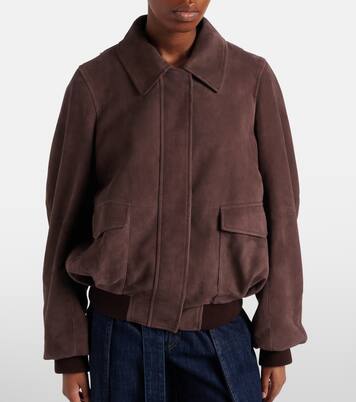 Suede bomber jacket | Loewe