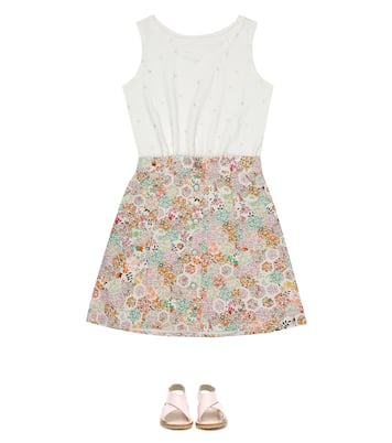 Cotton-jersey tank top | Bonpoint