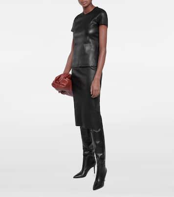 T-shirt S.05 in pelle | Stouls
