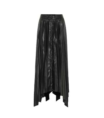 Falda midi Davies de piel sintética | Isabel Marant