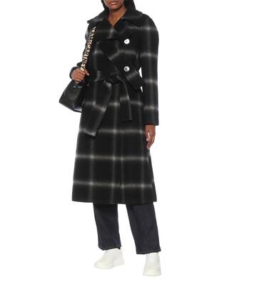 Checked wool coat | Stella McCartney