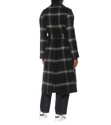 Checked wool coat | Stella McCartney