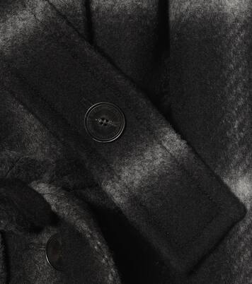Checked wool coat | Stella McCartney