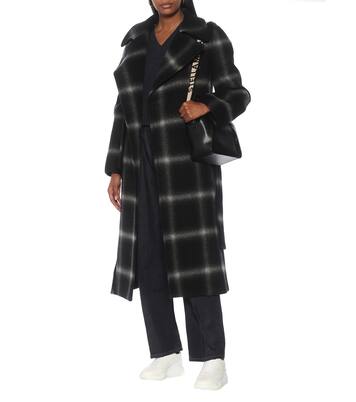 Checked wool coat | Stella McCartney