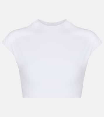 Top cropped in jersey stretch | The Attico