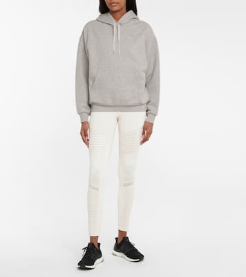 Logo cotton-blend jersey hoodie | Alo Yoga