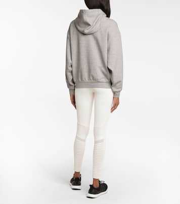 Logo cotton-blend jersey hoodie | Alo Yoga