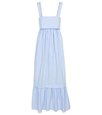 Cotton poplin maxi dress | Chloé