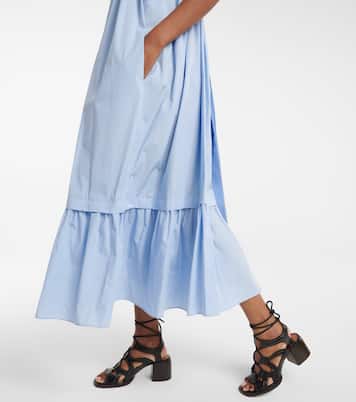 Cotton poplin maxi dress | Chloé
