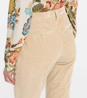 High-rise corduroy pants | Etro