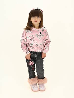 Embroidered jeans | Monnalisa